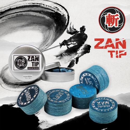 Original ZAN Tip Super ZAN Tip S/M/H 9 Layers Leather Tip Professional 14mm Tip Good Elasticity Billiard Accessory For Pool Cue