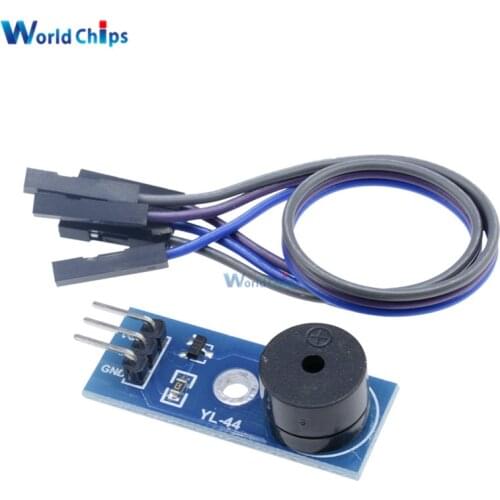 2 Set Passive Buzzer Module Alarm Sensor Beep Module For Arduino Smart Car 3.3V-5V I/O Interface Of SCM With DuPont Line