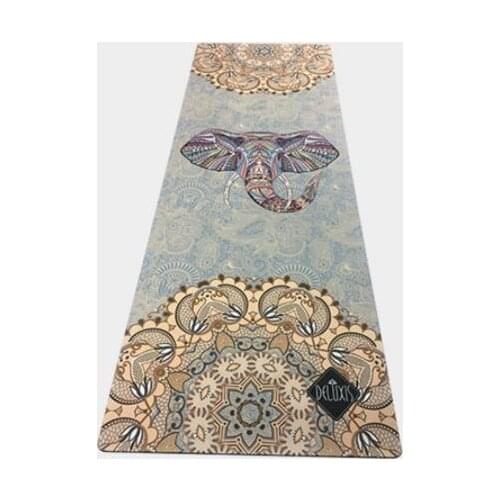 Professional Suede Natural Rubber Eco-friendly Exercise Gym Aerobics Slip-resistant Yoga Mattress Fitness Keep Fit Yoga Pad