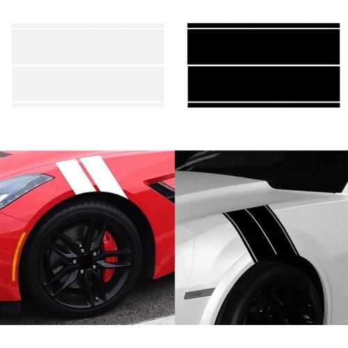 SALE Universal Car Fender Stripe Stickers Full Auto Body Decals Vinyl Side Waterproof Self Adhesive Stickers Wholesale CSV