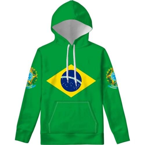 BRAZIL hoodie free custom name number country sweatshirt portugal br flag portuguese print photo brasil federativa diy clothes