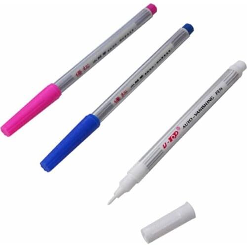 1/3pcs Water Soluble Pens Cross Stitch Water Erasable Pencil for Cloth Fabric Marking Pen DIY Needlework Sewing Tool