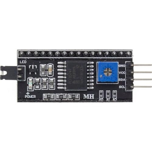 1pcs Serial Board Module Port IIC/I2C/TWI/SPI Interface Module 1602 LCD Display Drop Shipping Wholesale