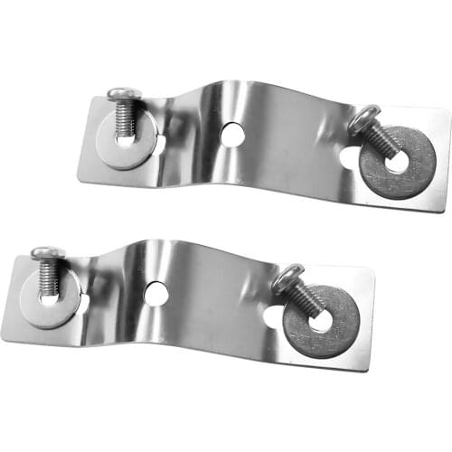 2Pcs Stainless Steel Kayak Motor Mounting Bracket Mount Accessories Plates