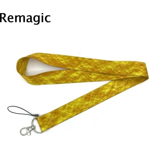 20pcs Texture Gold Pattern Lanyard for Keys Phone Cool Neck Strap Lanyard for Camera Whistle ID Badge Cute webbings ribbons Gift