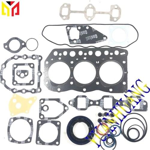 3TNV75 Engine Full Gasket Kit Overhual Set For Yanmar Excavator Tractor Diesel Cylinder Head