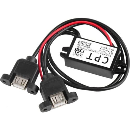 5 Types Car Power Technology Charger DC Converter Module Single Port 12V To 5V 3A 15W with Micro USB Cable Dropshipping