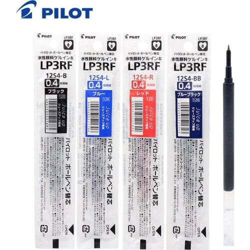 6pcs Pilot New Juice Up Gel Pen Refill LP3RF-12S4 Refill for LJP-20S4 Large Capacity Refill 0.4mm
