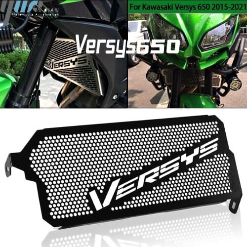 Motorcycle Aluminum Radiator Grilles Grill Guard Cover Protectors For Kawasaki Versys 650 Versys650 2015-2021 2016 2017 2018 19