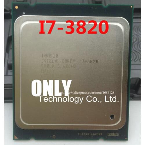 FREE SHIPPING I7-3820 I7 3820 CPU Processor 3.6GHz LGA 2011 130W 32nm Quad Core scrattered pieces