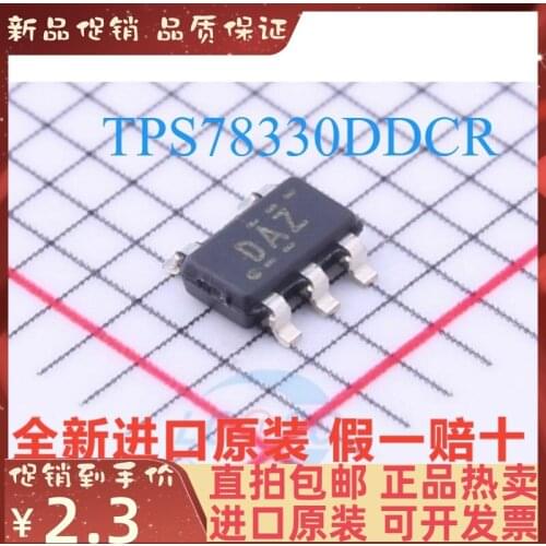 Free shipping TPS78330DDCR SOT23-5 DAZ TI LDO 10PCS
