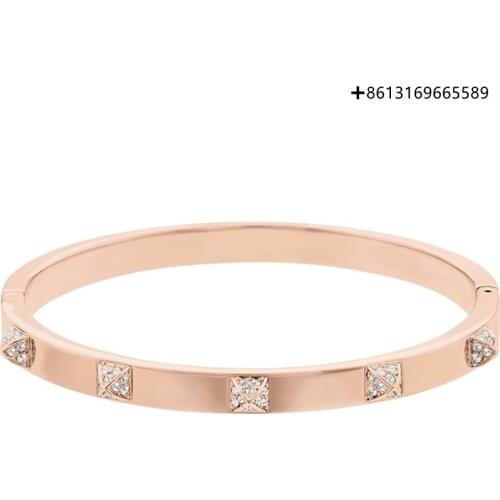 HERO Original Copy High Quality 1:1 SWA With Cubic Zirconia Plated Rose Gold Bracelet With Logo Free Mail