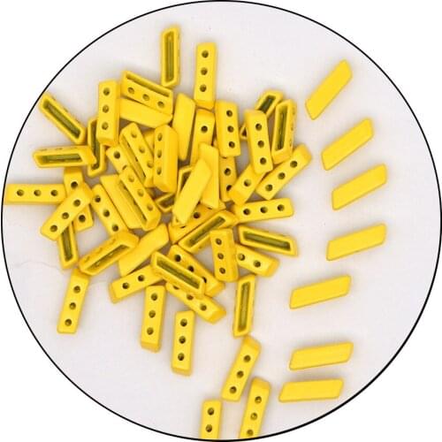 JUWANG 10 pcs\lot Enamel Tile Beads Bohemia Bracelets Accessories Parallelogram Strand Beadeds Loose Bead For Jewelry Making