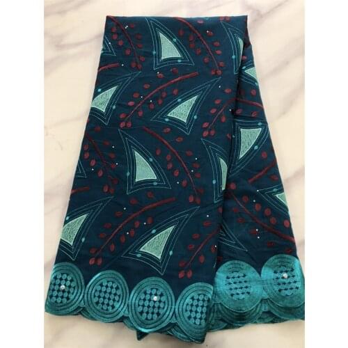 Cheap Swiss Voile Lace in Switzerland African Lace Fabric Wedding 2021 Latest 5Yards 100% Cotton Swiss Lace Fabric For Dress PSS