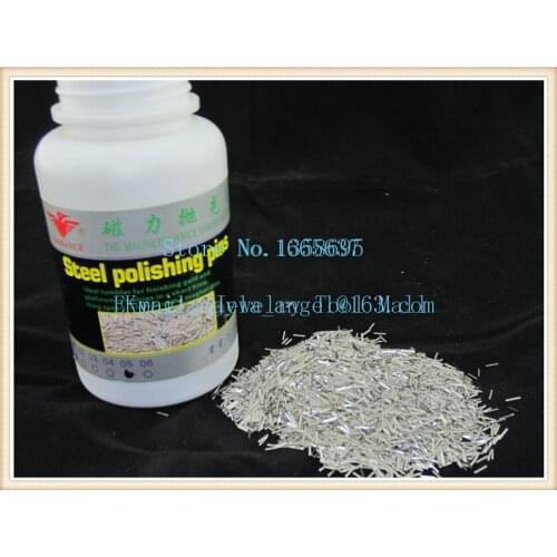 Jewelry Making Tools 0.3x5mm Stainless Steel Magnetic Pins Polishing Mediums 1kg