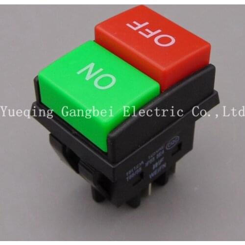 Rocker switch WF03-C1 KCD4 button start stop control button double red 1NO 1NC New type Superior quality
