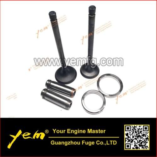New Engine Valve Parts C6.6 Valve Guide & Seat & Valve For Excavator CAT320D CAT320DL Engine