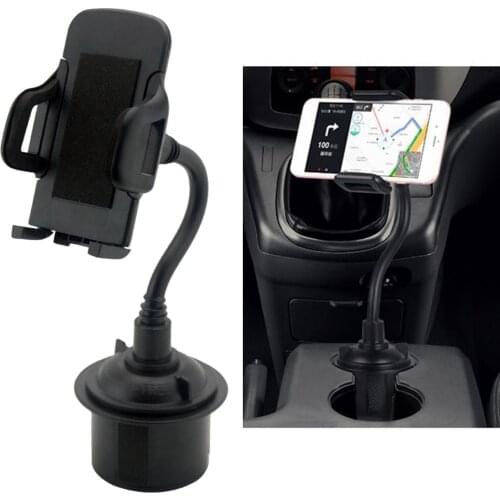Cup Holder Phone Mount Ultimate Easy Clamp Hands-Free Cup Phone Holder for Car, Adjustable Long Neck Cup Phone Cradle Car Mount