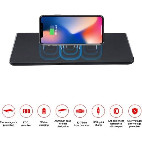 QI Car Wireless Charger For BMW X3/X4 2014 2015 2016 2017 2018 Intelligent Infrared Fast Charging Phone holder for iphone