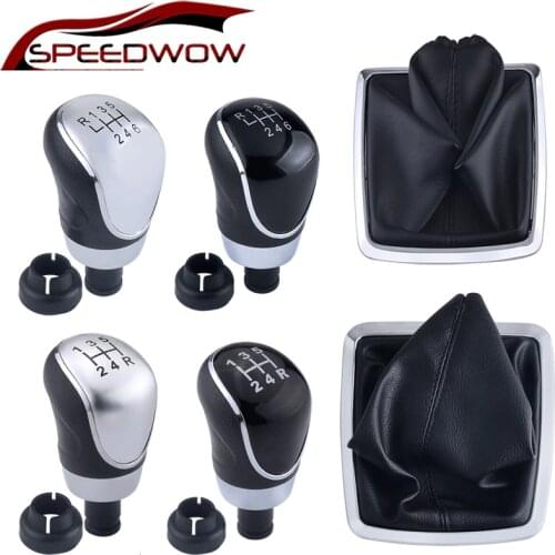SPEEDWOW 5 Speed 6 Gear Shift Knob Manual For Ford Focus 2 MK2 FL MK3 MK4 MK7 MONDEO GALAXY FIESTA Car Styling