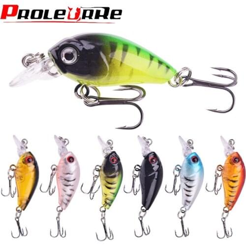 1Pcs Minnow Fishing Lure 4.5cm 3.5g 3D Eyes Plastic Hard Bait Crankbait Wobblers Fishing Hooks Tackle Artificial Japan Swimbait