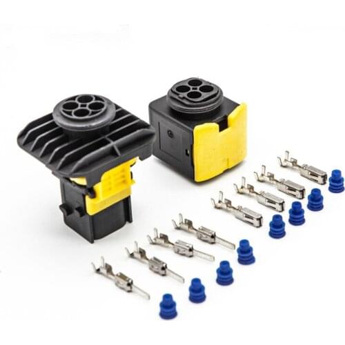 Car nitrogen oxygen sensor plug connector For Cummins 1-1418390-1 5WK96765A