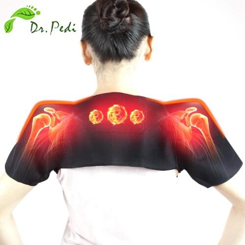 Tourmaline Self-heating Unisex Heat Therapy Pad Shoulder Protector Support Body Muscle Pain Relief Health Care Heating Belt