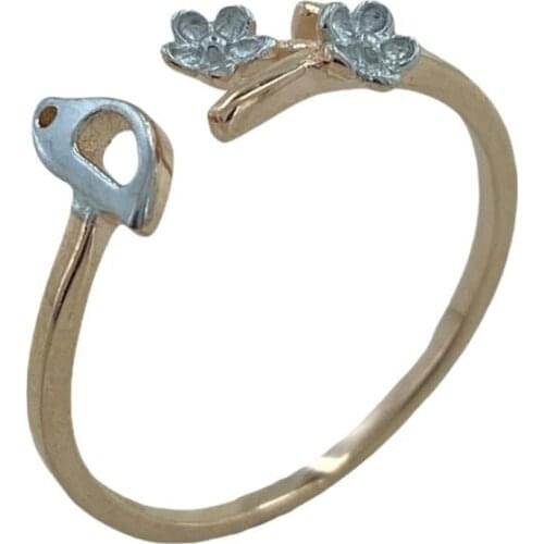 Top Quality Production Tiny Bird Slot 925 Silver Ring