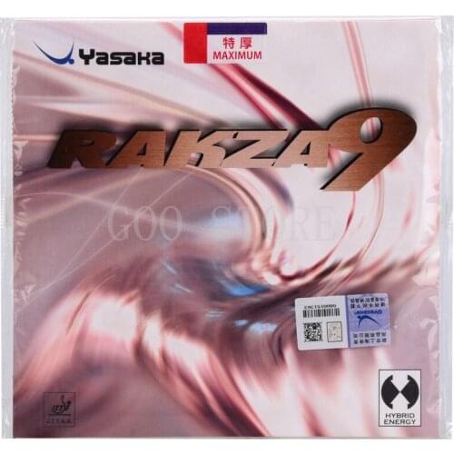 YASAKA RAKZA 9 (RAKZA9, RK9) Table Tennis Rubber Pips-In Yasaka Original Ping Pong Sponge Tenis De Mesa