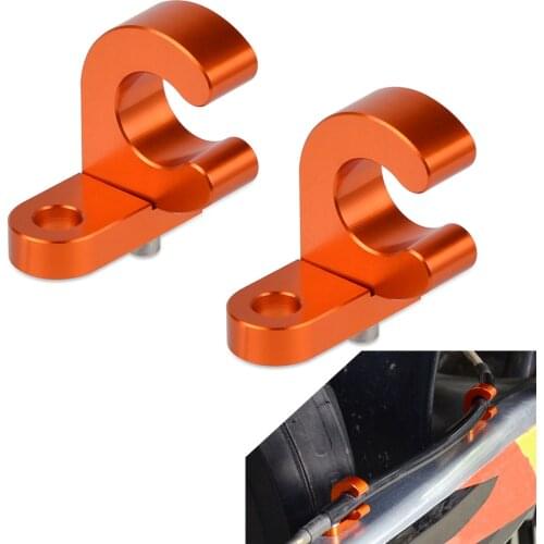 For KTM 950 990 1090 1190 1290 Super Adventure R S T ADV Duke SMT SMR LC8 Supermoto Rear Brake Line Clamp Brake Cable Holder