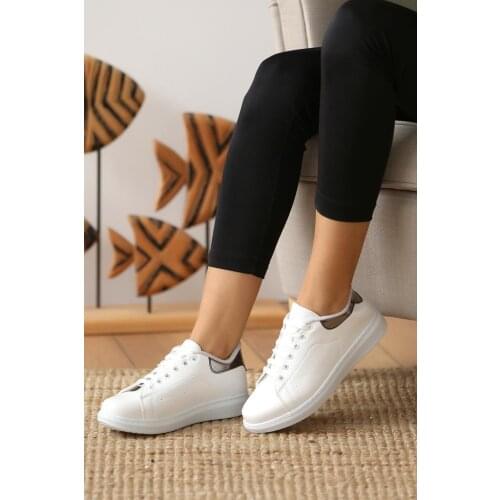 Pink Potin BeyazPlatin Casual Shoes 001-222-21BeyazPlatin