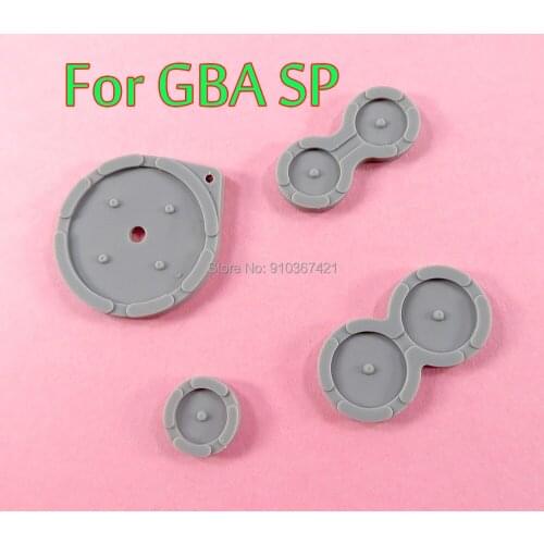 100sets for GBA SP Replacement Conductive Silicone Rubber Pad Button Contacts For Game Boy Advance GBA SP Game Console