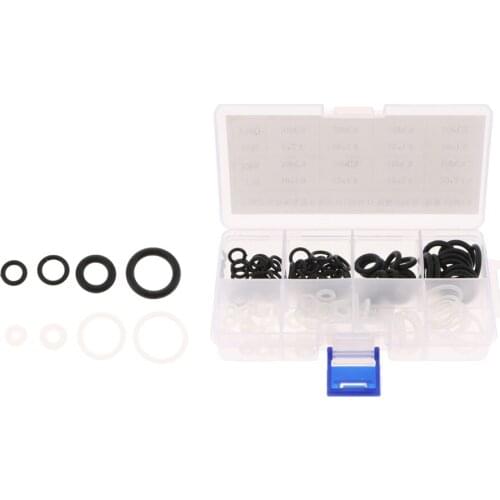 120 Pieces Universal Car Rubber O Rings Tap Washers Gasket Sealing 8-Sizes