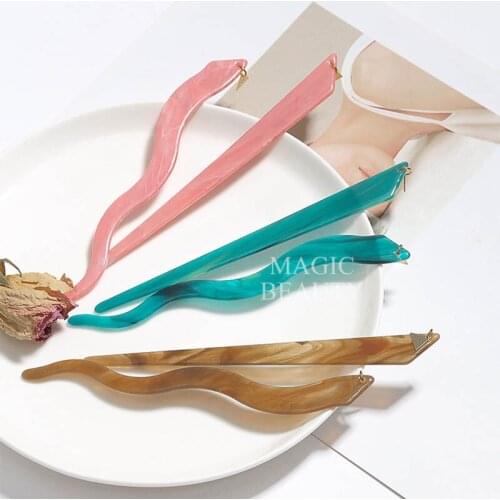 2 pcs/set Fashion vintage Simple Waves hair Sticks Hairpins Hairgrips Headwear Hair Accessories