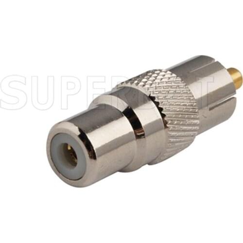 Superbat 5 pcs RCA Adapter RCA Plug to RCA Jack Straight RF Adapter