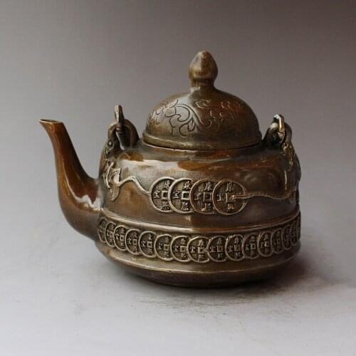 Antique pure copper teapot, home furnishings, crafts, decoration gifts wholesale