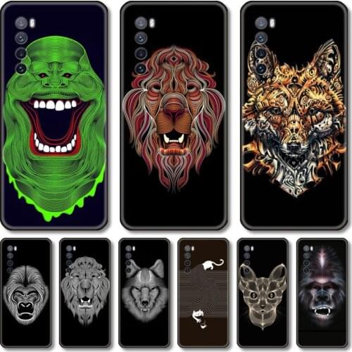 Special animals Phone Case For Huawei Nova 2 3 4 5 6 7 8 SE i E Pro Lite black cell shell