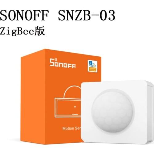 SONOFFSNZB-03-Smart ZigBee PIR motion sensor and detector used with eWeLink APP and SONOFF ZBBridge for home security automation
