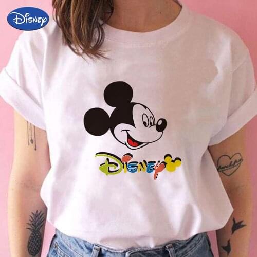 Disney Vogue T Shirt Mickey Mouse Ropa Aesthetic Funny Elegant Short Sleeve Streetwear Summer 2021 Oversized Harajuku Chile Edgy
