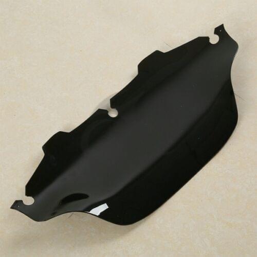 Motorcycle 8'' Wave Windscreen Windshield For Harley Touring Street Electra Glide 96-13