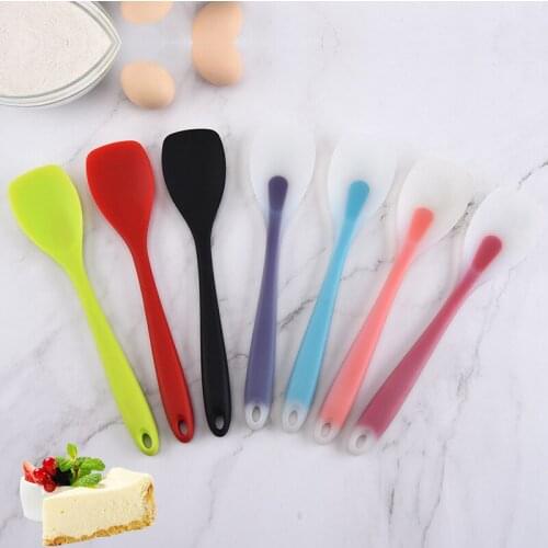 Silica gel shovel spoon one silica gel shovel spoon non-stick pan high temperature resistant kitchen ware translucent spoon