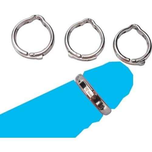 Magnet Cock Ring Metal Penis Sleeve For Male Extender Penis Enlargement Sex Toys Intimate Goods Ring On The Penis