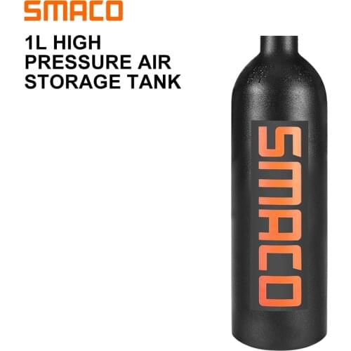 SMACO 0.5/0.7/1L Diving Equipment Scuba Air Tanks Underwater Respirator Diving Oxygen Bottle Swimming Equipment