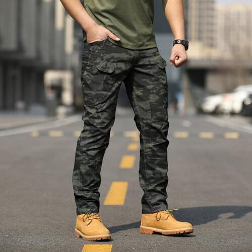 OEING Men's Camouflage Pants