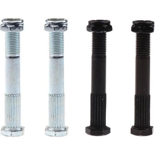 1 Set 62.5mm Durable Strong Round Head Skateboard Truck Kingpin with Nuts Skateboard Truck Hardware Parts