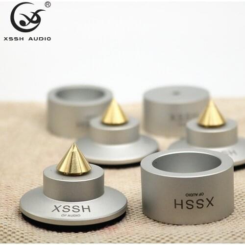 4pcs/8pcs upgrade XSSH Audiophile shock spikes spring damping pad HIFI Stand Feet speaker spike audio CD amplifier foot pad