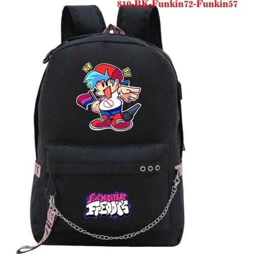 Friday Night Funkin Backpack Mochila Funny Cartoon School Bags for Children School Backpack Boys Girls back to Schoolbag Satchel