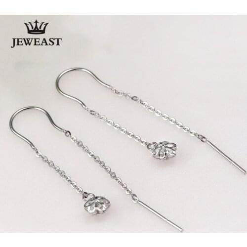 Pt950 Pure Gold Earring Real Platinum Solid Gold Earrings Fine Beautiful Flower Upscale Trendy Classic Jewelry Hot Sell New 2020