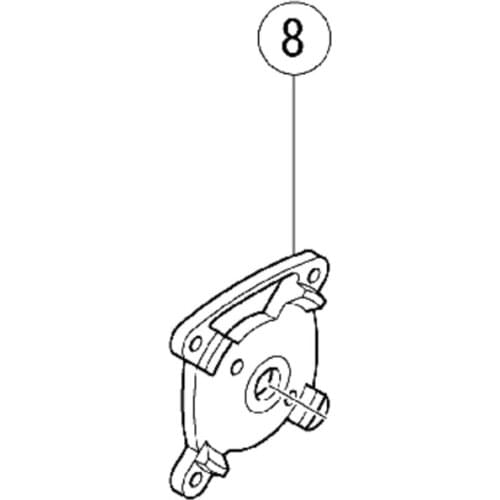 Middle cover for HITACHI G10SF3 301935 Power Tool Accessories Electric tools part