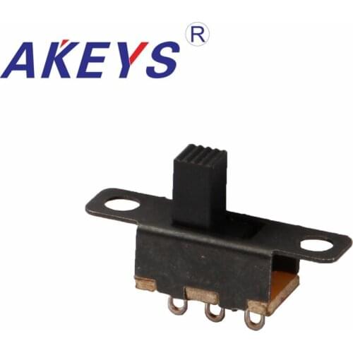 10PCS SS-12F15 1P2TG3/G4/G5/G6/G7/G8 Single pole double throw slide switch 3 pin verticle type handle heights can be customized